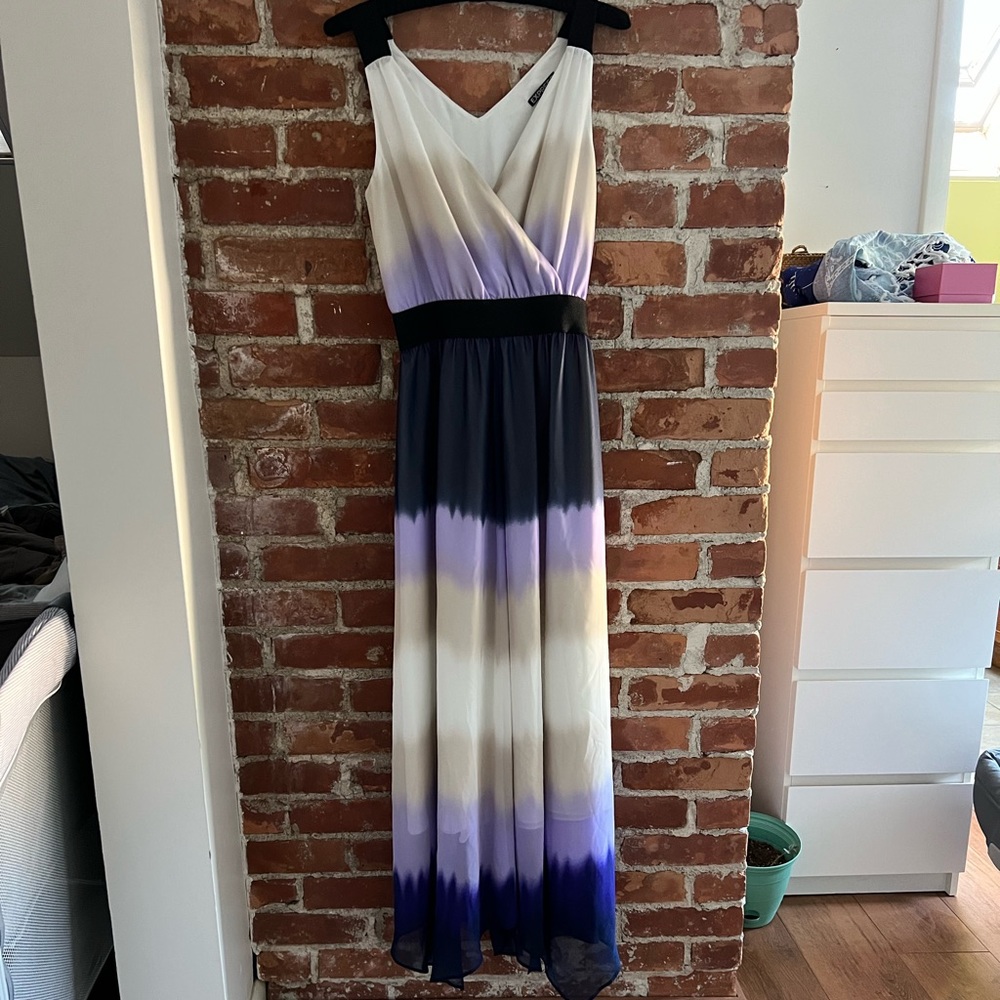 Express Purple Ombré Dress
